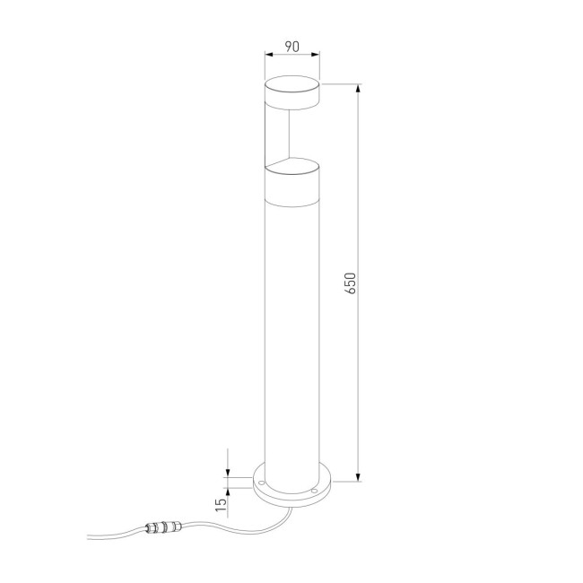 Ландшафтный светильник Elektrostandard Nimbus 35126/F серый 4690389219252 a072093 Ландшафтный светильник Elektrostandard Nimbus 35126/F серый 4690389219252 a072093