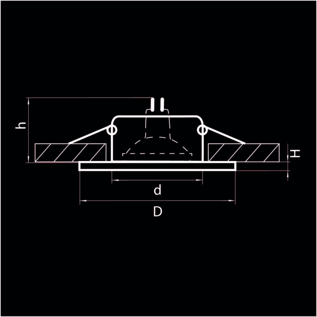 Встраиваемый светильник Lightstar Anello 002240 Встраиваемый светильник Lightstar Anello 002240