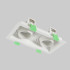 Встраиваемый светильник Crystal Lux CLT 069C2 WH Встраиваемый светильник Crystal Lux CLT 069C2 WH