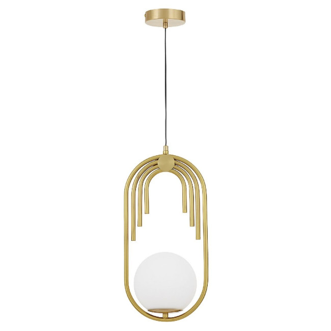 Подвесной светильник Lumina Deco Zanetti LDP 5522-1 WT+MD Подвесной светильник Lumina Deco Zanetti LDP 5522-1 WT+MD