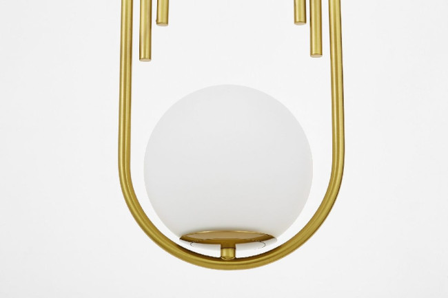 Подвесной светильник Lumina Deco Zanetti LDP 5522-1 WT+MD Подвесной светильник Lumina Deco Zanetti LDP 5522-1 WT+MD