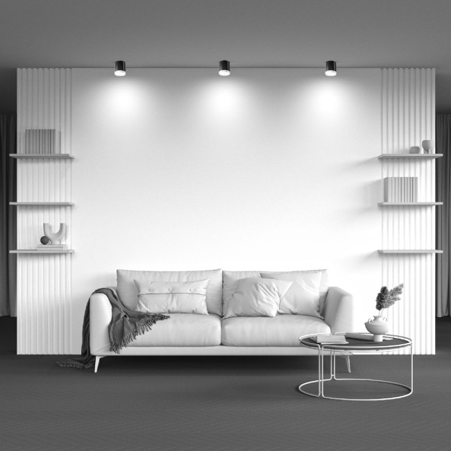 Потолочный светильник Maytoni Technical Hoop C086CM-GX53-MRD-BW