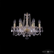 Подвесная люстра Bohemia Ivele Crystal 1402/6/160 G Leafs