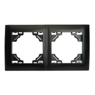 Рамка двухместная Stekker PFR00-9012-03 Эрна Элегант 49662 Рамка двухместная Stekker PFR00-9012-03 Эрна Элегант 49662