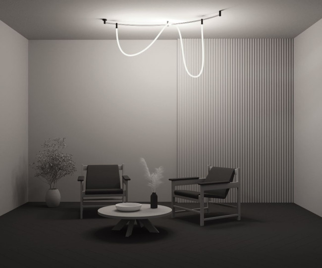 Трековый магнитный светильник Maytoni Tau TR209-1-48W3K-B Трековый магнитный светильник Maytoni Tau TR209-1-48W3K-B