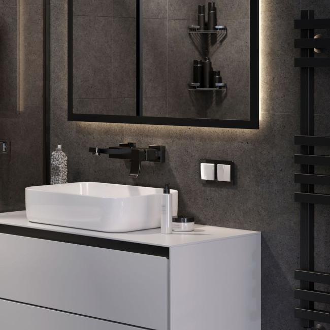 Рамка на 2 поста Werkel Acrylic черный 4690389184857 W0022708 Рамка на 2 поста Werkel Acrylic черный 4690389184857 W0022708