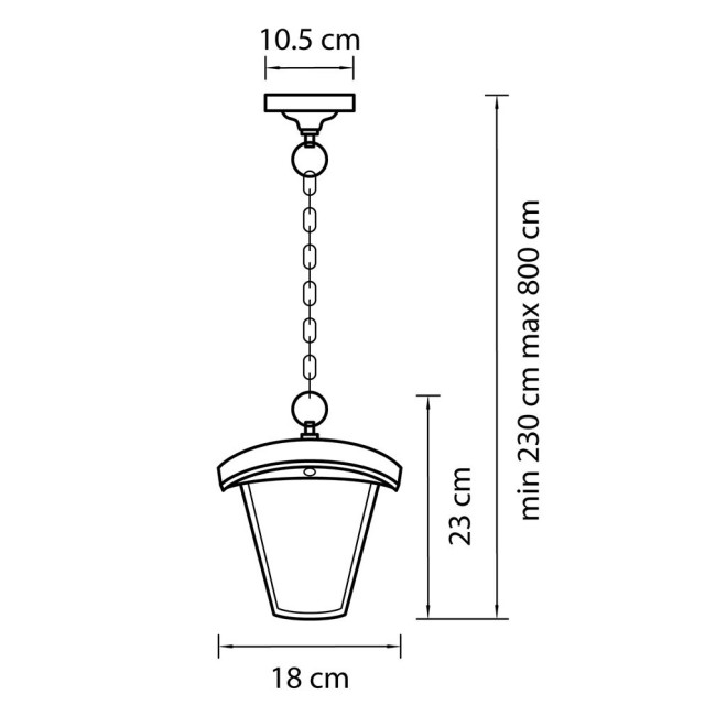 Уличный светодиодный светильник Lightstar Lampione 375070 Уличный светодиодный светильник Lightstar Lampione 375070