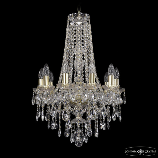 Подвесная люстра Bohemia Ivele Crystal 1415/10/165/h-70 G