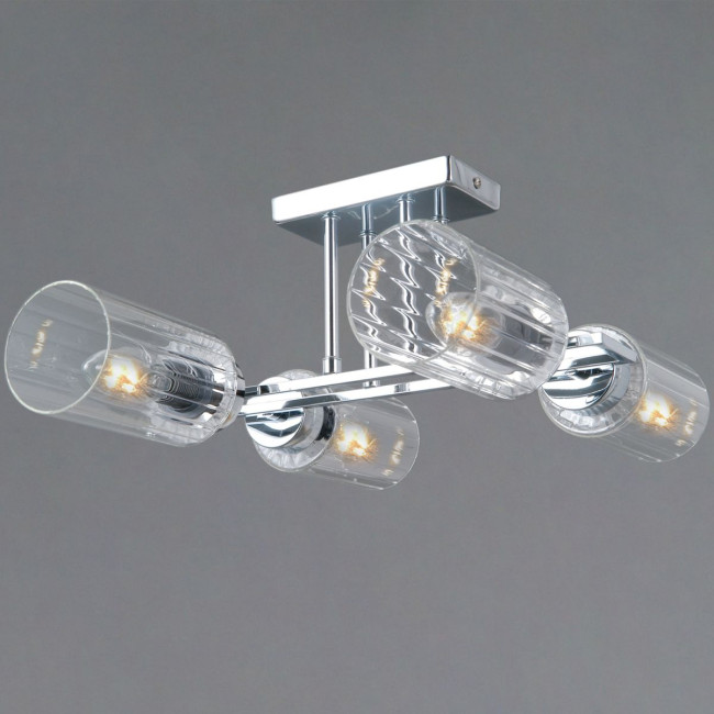 Потолочная люстра Illumico IL0780-4CSQ-25 CR NAPLES Потолочная люстра Illumico IL0780-4CSQ-25 CR NAPLES