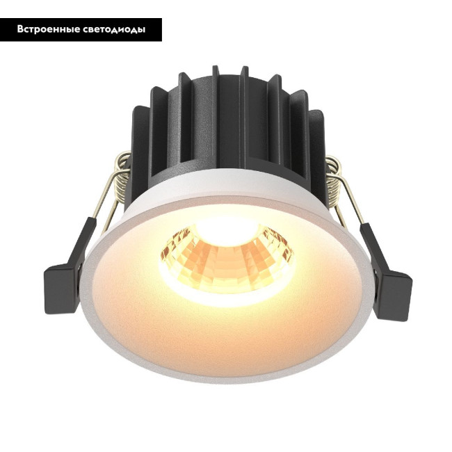 Встраиваемый светильник Maytoni Round DL058-12W2.7K-W Встраиваемый светильник Maytoni Round DL058-12W2.7K-W