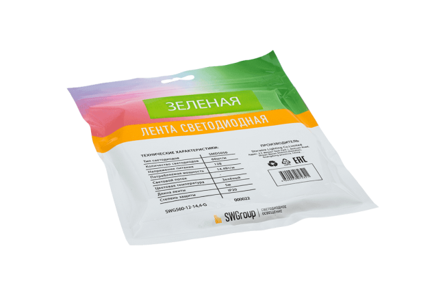 Светодиодная лента SWG SWG560-12-14.4-G-M 009706 Светодиодная лента SWG SWG560-12-14.4-G-M 009706