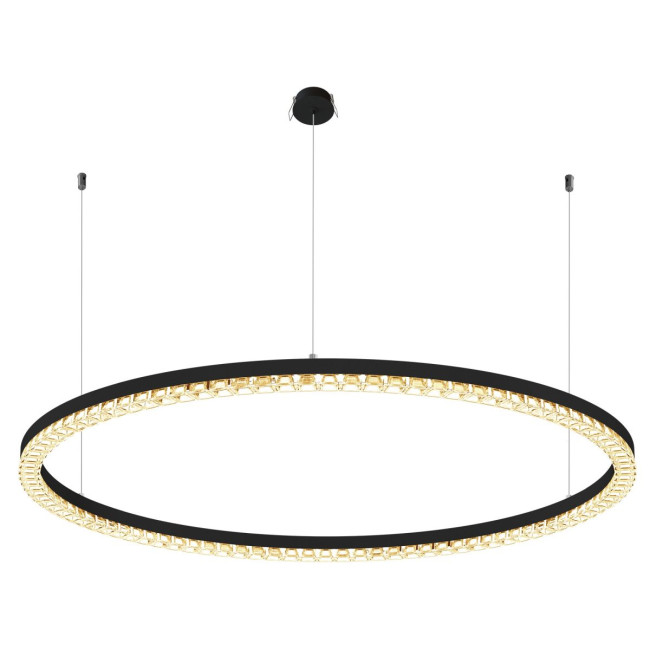 Подвесная люстра Arlight SP-DIAMOND-R1050-60W Warm3000 (BK, 45 deg, 230V, TRIAC) 054487 Подвесная люстра Arlight SP-DIAMOND-R1050-60W Warm3000 (BK, 45 deg, 230V, TRIAC) 054487