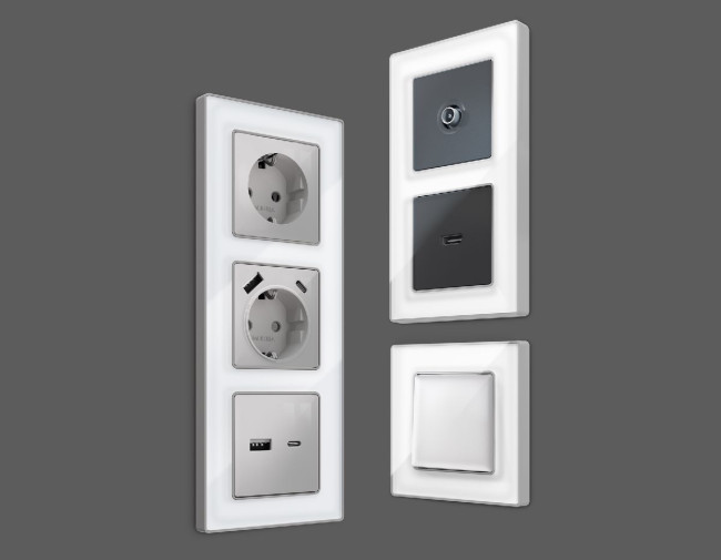 Рамка одноместная Ambrella Volt Arctic AF580131 Рамка одноместная Ambrella Volt Arctic AF580131