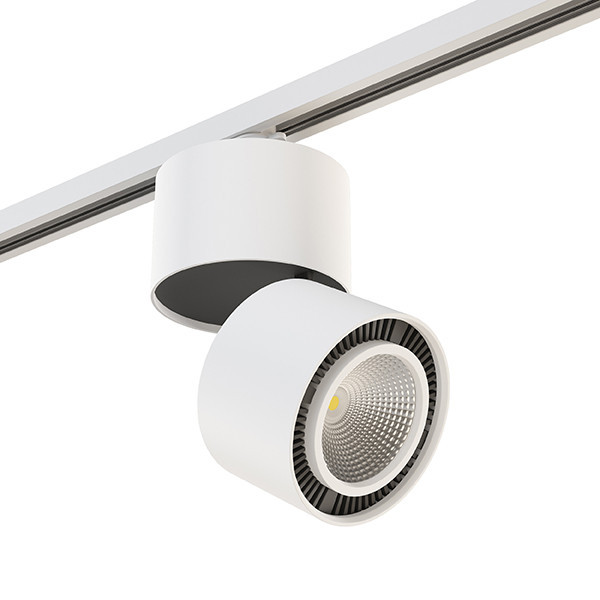 Трековый светильник Lightstar Track 1 white A1T214850 (592066+214850) Трековый светильник Lightstar Track 1 white A1T214850 (592066+214850)