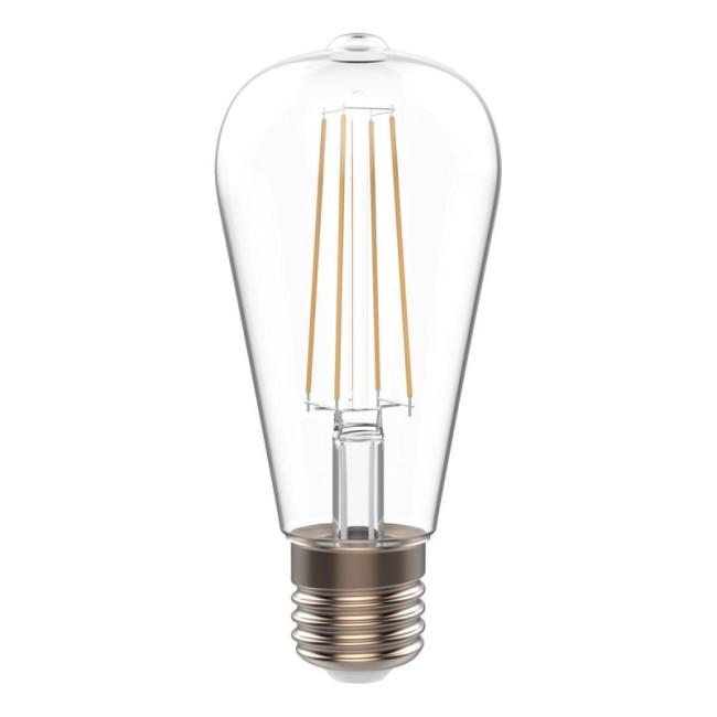 Лампа светодиодная филаментная Gauss E27 4,5W 2700К прозрачная 1121215