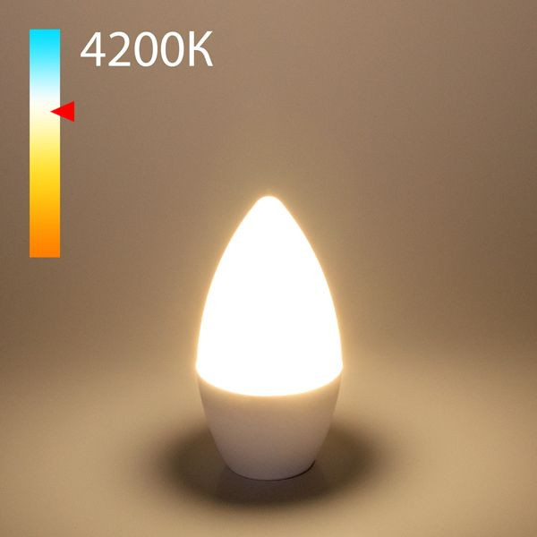 Лампа светодиодная Elektrostandard BLE1403 E14 8W 4200K свеча матовая 4690389152313 a048727 Лампа светодиодная Elektrostandard BLE1403 E14 8W 4200K свеча матовая 4690389152313 a048727