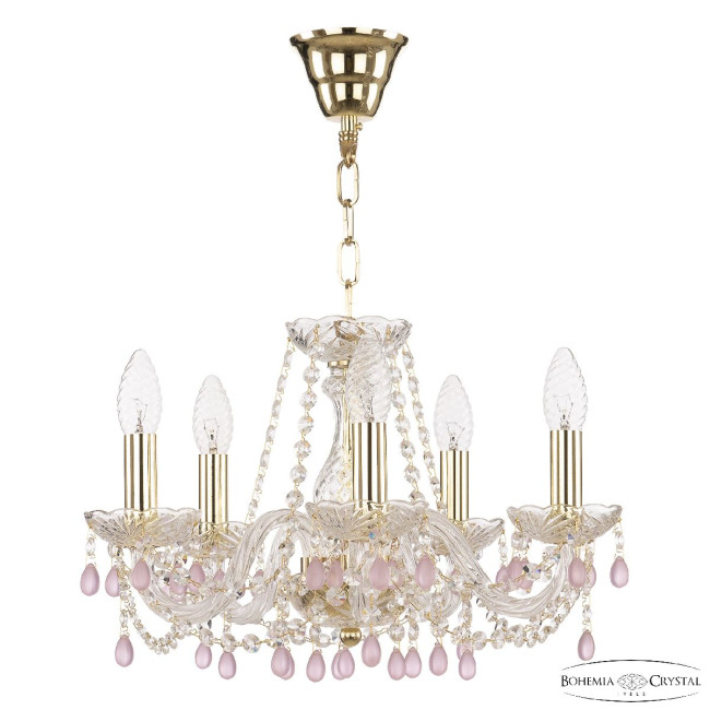 Подвесная люстра Bohemia Ivele Crystal 112/5/141 G V7010 Подвесная люстра Bohemia Ivele Crystal 112/5/141 G V7010