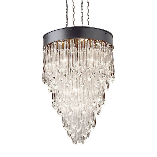 Подвесная люстра Delight Collection Tear Drop Glass 771196 (KG0547P-8A) Подвесная люстра Delight Collection Tear Drop Glass 771196 (KG0547P-8A)