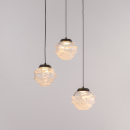 Подвесной светильник MD25030003-3A matt black/clear Подвесной светильник MD25030003-3A matt black/clear