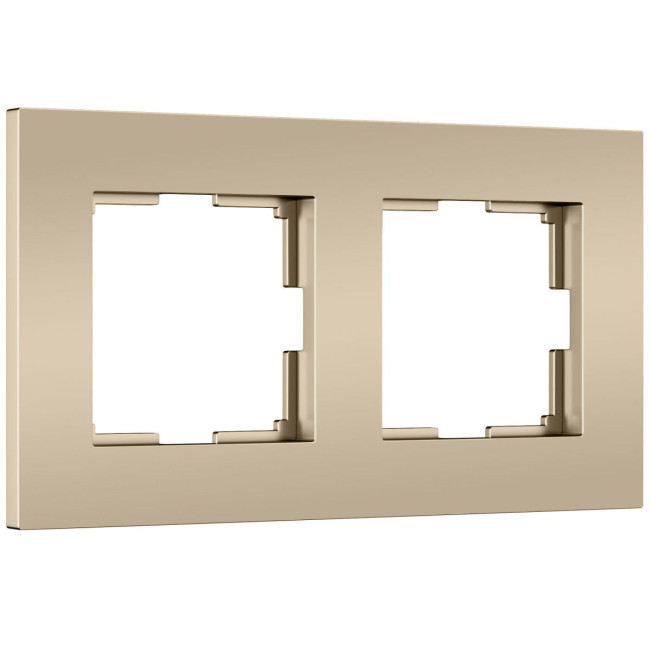 Рамка на 2 поста Werkel Slab (шампань софт) W0022911 4690389218378 a071624 Рамка на 2 поста Werkel Slab (шампань софт) W0022911 4690389218378 a071624