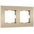 Рамка на 2 поста Werkel Slab (шампань софт) W0022911 4690389218378 a071624 Рамка на 2 поста Werkel Slab (шампань софт) W0022911 4690389218378 a071624