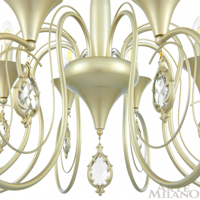 Подвесная люстра Arte Milano 349920/8 CG Подвесная люстра Arte Milano 349920/8 CG