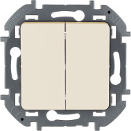 Выключатель двухклавишный Legrand Inspiria 673621