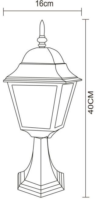 Уличный светильник Arte Lamp Bremen A1014FN-1BK Уличный светильник Arte Lamp Bremen A1014FN-1BK