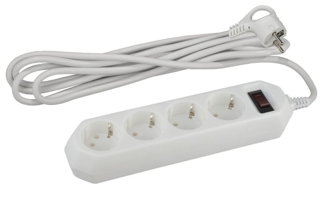 Сетевой фильтр Эра USF-M-4es-1.5m-W Б0019741