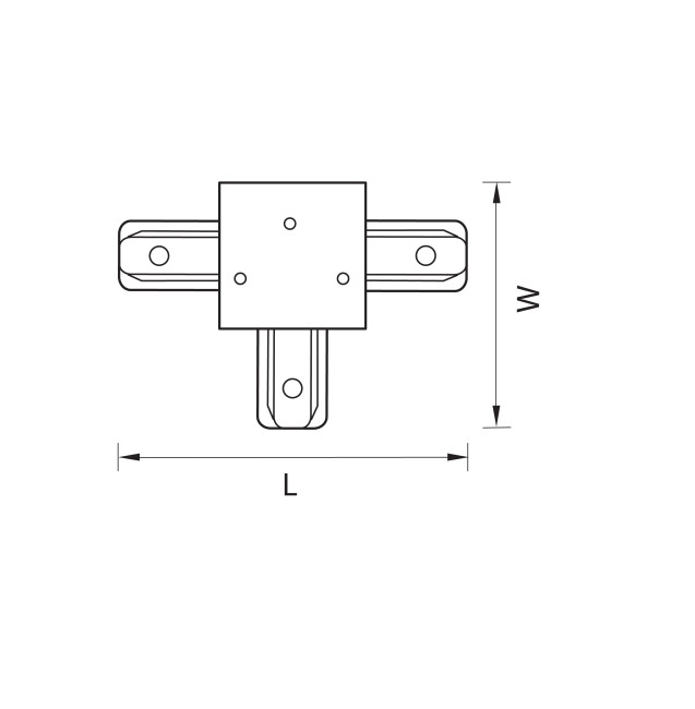Коннектор T-образный Lightstar Barra 501136