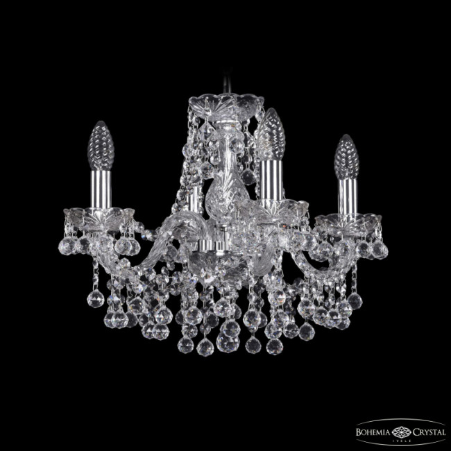 Подвесная люстра Bohemia Ivele Crystal 1409/4/141 Ni