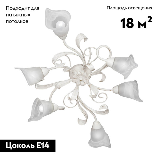 Потолочная люстра Vitaluce V3747-0/6PL