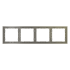 Рамка на 4 поста Voltum S70 VLS100404 (шелк) Рамка на 4 поста Voltum S70 VLS100404 (шелк)