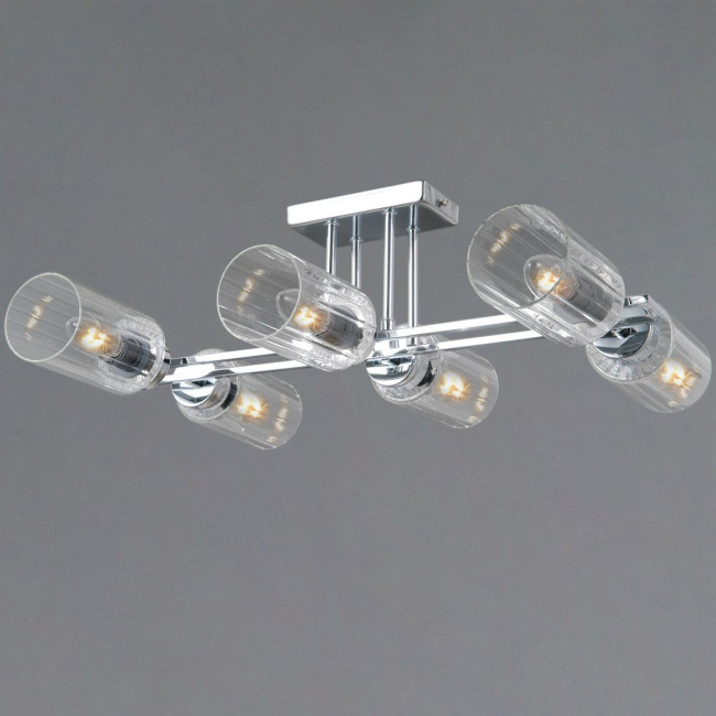 Потолочная люстра Illumico IL0780-6CSQ-25 CR NAPLES Потолочная люстра Illumico IL0780-6CSQ-25 CR NAPLES