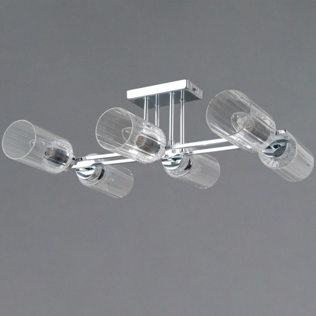 Потолочная люстра Illumico IL0780-6CSQ-25 CR NAPLES Потолочная люстра Illumico IL0780-6CSQ-25 CR NAPLES