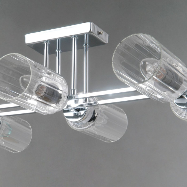 Потолочная люстра Illumico IL0780-6CSQ-25 CR NAPLES Потолочная люстра Illumico IL0780-6CSQ-25 CR NAPLES