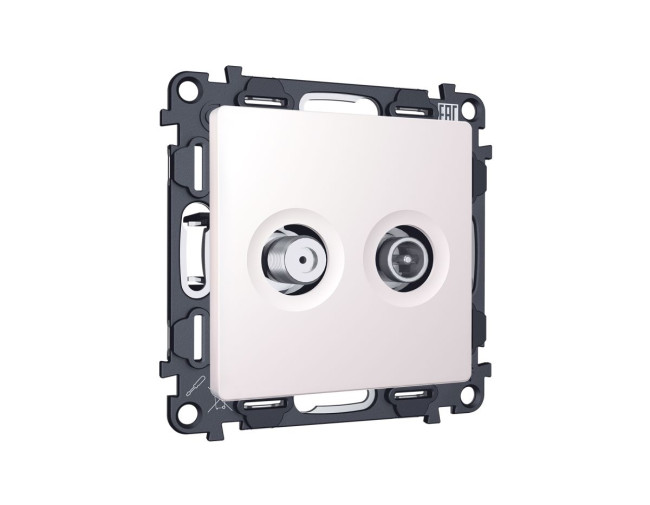 Комплект механизма розетки TV оконечной + SAT 5-862MHz 3.5dB/950-2150MHz 3.5dB Alfa Жемчуг Quant Ambrella Volt MA213310 (AP2133, VM217) Комплект механизма розетки TV оконечной + SAT 5-862MHz 3.5dB/950-2150MHz 3.5dB Alfa Жемчуг Quant Ambrella Volt MA213310 (AP2133, VM217)