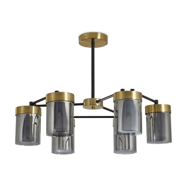 Люстра на штанге Freya Lora FR5432PL-06BBS