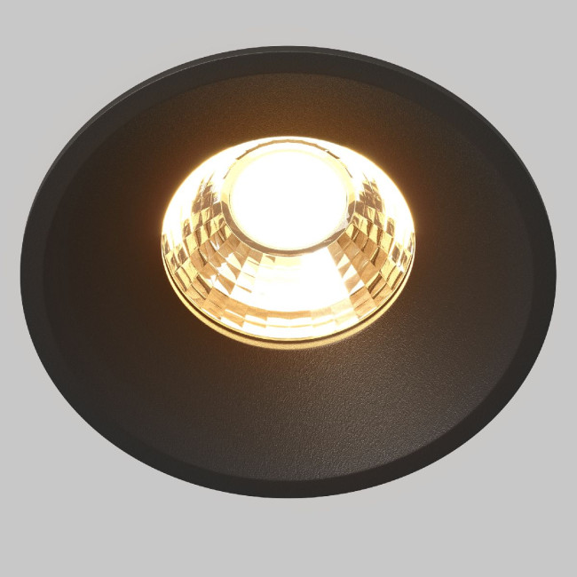 Встраиваемый светильник Maytoni Round DL058-12W2.7K-B Встраиваемый светильник Maytoni Round DL058-12W2.7K-B
