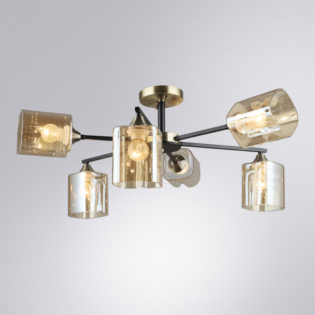 Люстра на штанге Arte Lamp Merci A4185PL-6BK Люстра на штанге Arte Lamp Merci A4185PL-6BK
