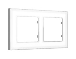 Рамка двухместная Ambrella Volt Arctic AF580132