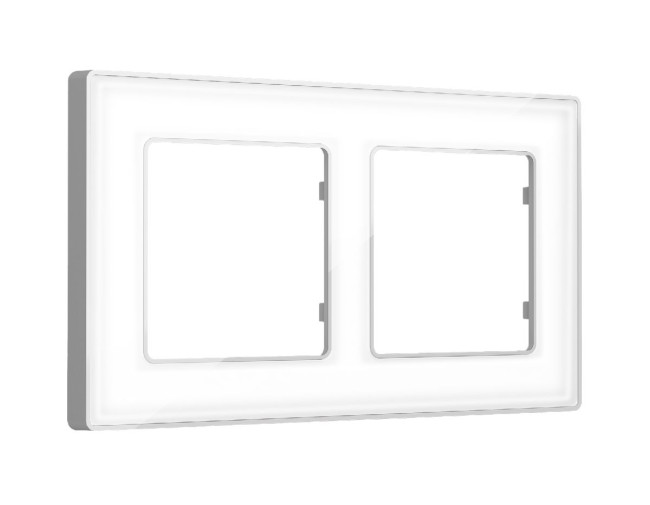 Рамка двухместная Ambrella Volt Arctic AF580132 Рамка двухместная Ambrella Volt Arctic AF580132