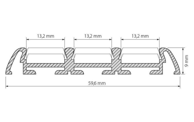 Профиль Arlight PHS-3X-2000 ANOD 013209 Профиль Arlight PHS-3X-2000 ANOD 013209