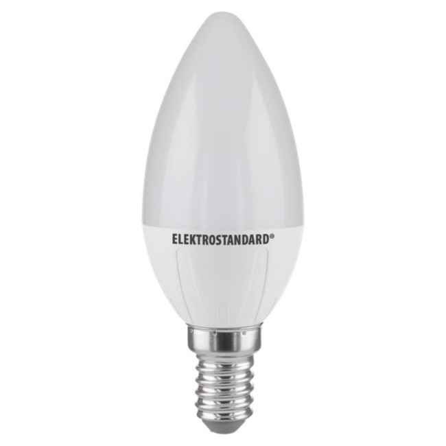 Лампа светодиодная Elektrostandard E14 8W 3300K свеча матовая 4690389152306 Лампа светодиодная Elektrostandard E14 8W 3300K свеча матовая 4690389152306
