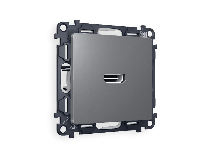 Комплект механизма розетки HDMI 2.0 40V/500mA 2.0GHz 5-18Gbit/s Ambrella Volt Alfa MA664010 Комплект механизма розетки HDMI 2.0 40V/500mA 2.0GHz 5-18Gbit/s Ambrella Volt Alfa MA664010