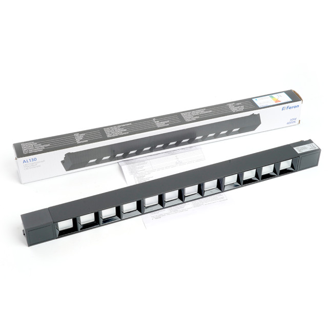 Трековый однофазный светильник Feron AL130 48374