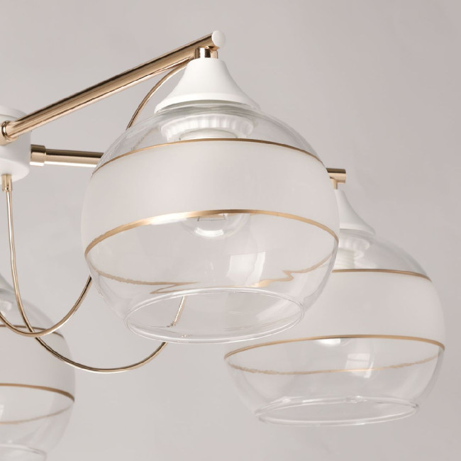 Люстра на штанге De Markt Альфа 324018805 Люстра на штанге De Markt Альфа 324018805