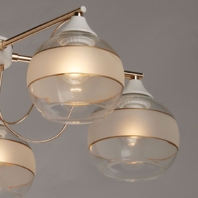 Люстра на штанге De Markt Альфа 324018805 Люстра на штанге De Markt Альфа 324018805