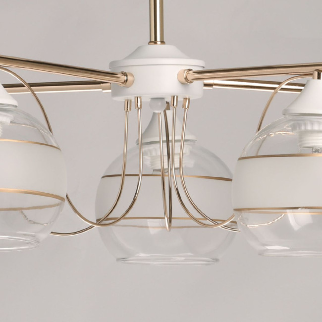 Люстра на штанге De Markt Альфа 324018805 Люстра на штанге De Markt Альфа 324018805