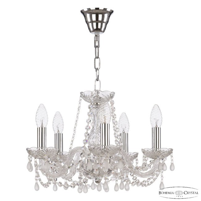 Подвесная люстра Bohemia Ivele Crystal 112/5/141 Ni V0300 Подвесная люстра Bohemia Ivele Crystal 112/5/141 Ni V0300